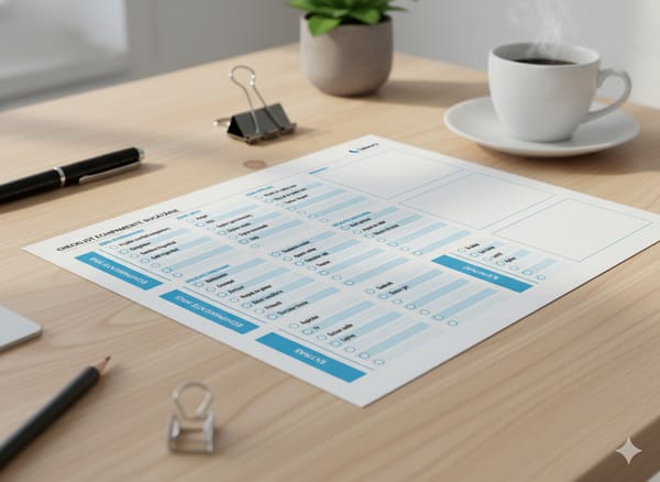 Checklist echipamente bucătărie pentru calcularea numărului necesar de prize